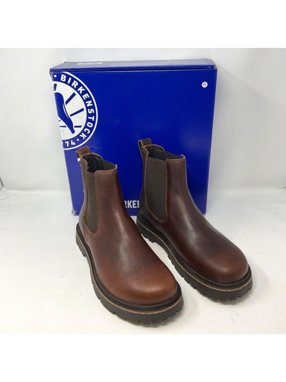 Birkenstock Highwood Slip On Women's Brown Leather Chelsea Boot Narrow US10-10.5